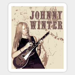 Johnny Winter Magnet